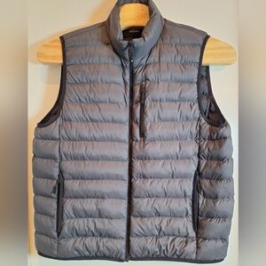 32 Degrees Heat Vest Mens XL Gray Full Zip Puffer Casual Hiking Outdoors